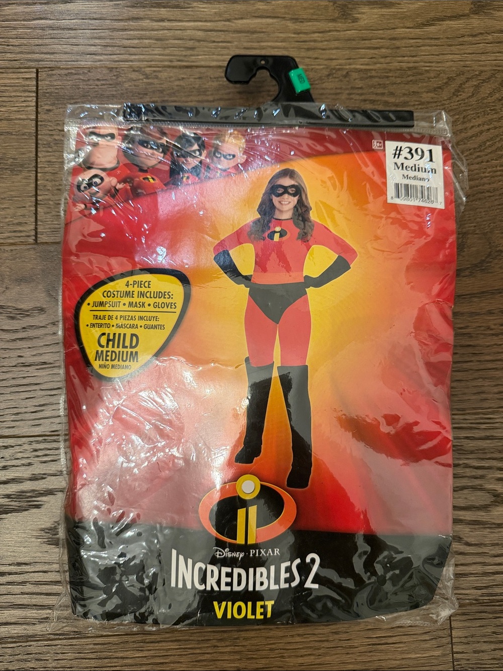 Disney Incredibles 2 Violet Costume - Red and Black
